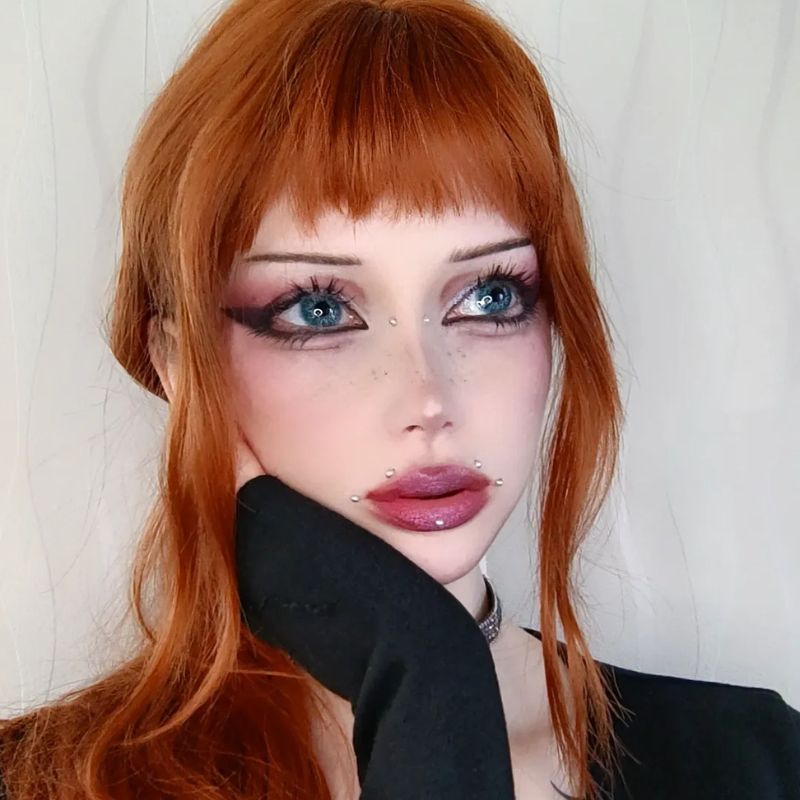 Frozen Blue Prescription Yearly Contact Lenses